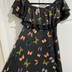 Sam Edelman Butterfly shoulder dress fits 10-14